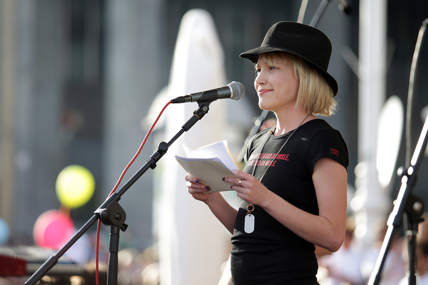 Ivana Kekin Sudjeluje na prosvjedu za kurikularnu reformu